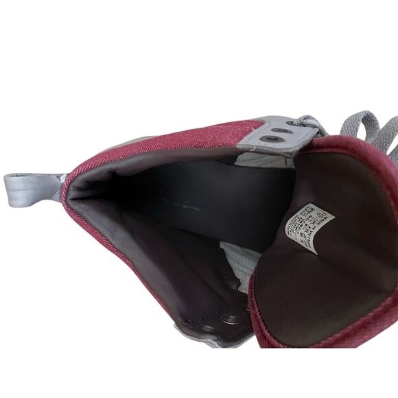 Adidas Men's Top Court High Sneakers Gray/Maroon Size 12 Casual Shoes - Picture 5 of 8